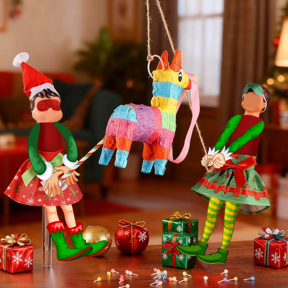 PullCrease Christmas doll skirt 1: soft, colorful dress-up option.