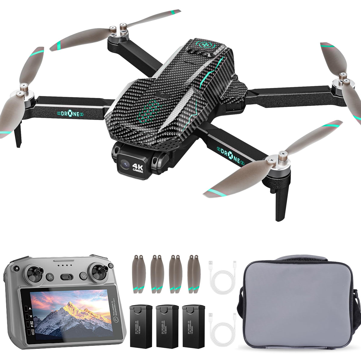 Punieayi GPS drone 4K camera for sharp aerial footage