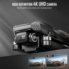 Punieayi GPS drone remote with built-in 5-inch FPV display for immersive flight