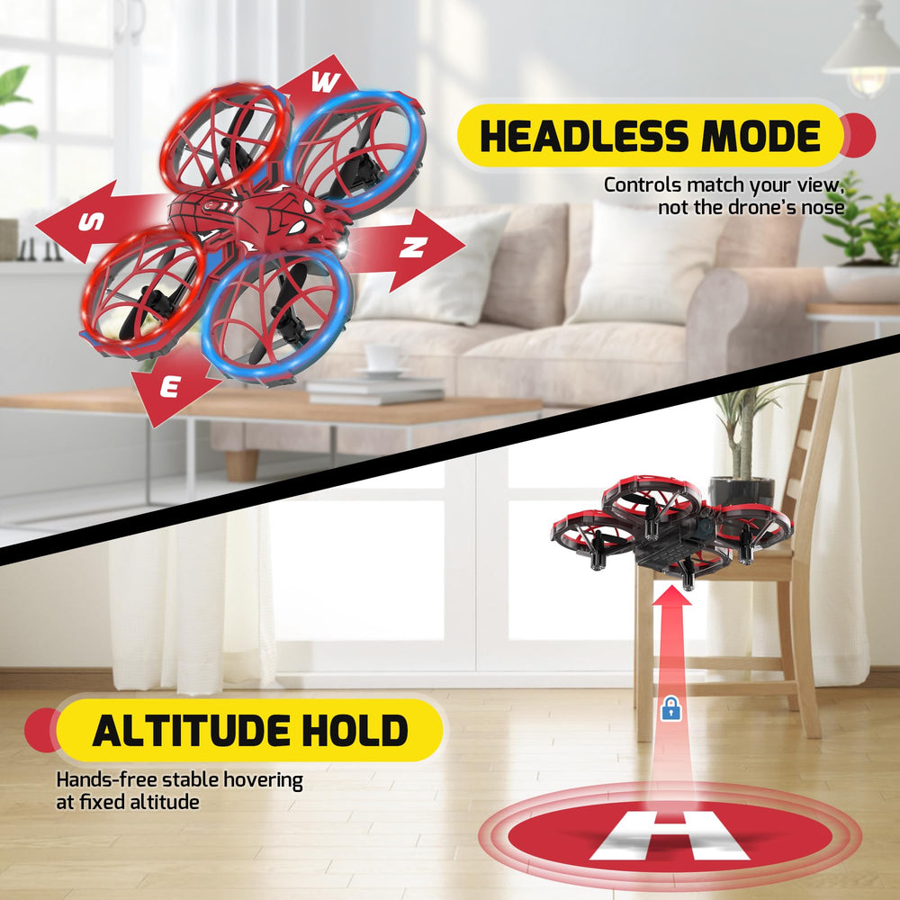 Punieayi Spider mini drone with blade guards for safer flights