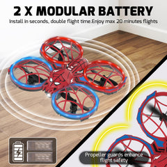Punieayi Spider mini drone dual batteries extend play sessions