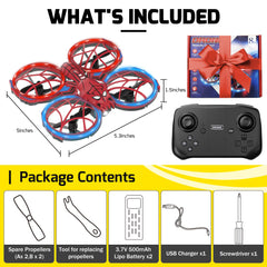 Punieayi Spider mini drone compact and portable for travel and parties