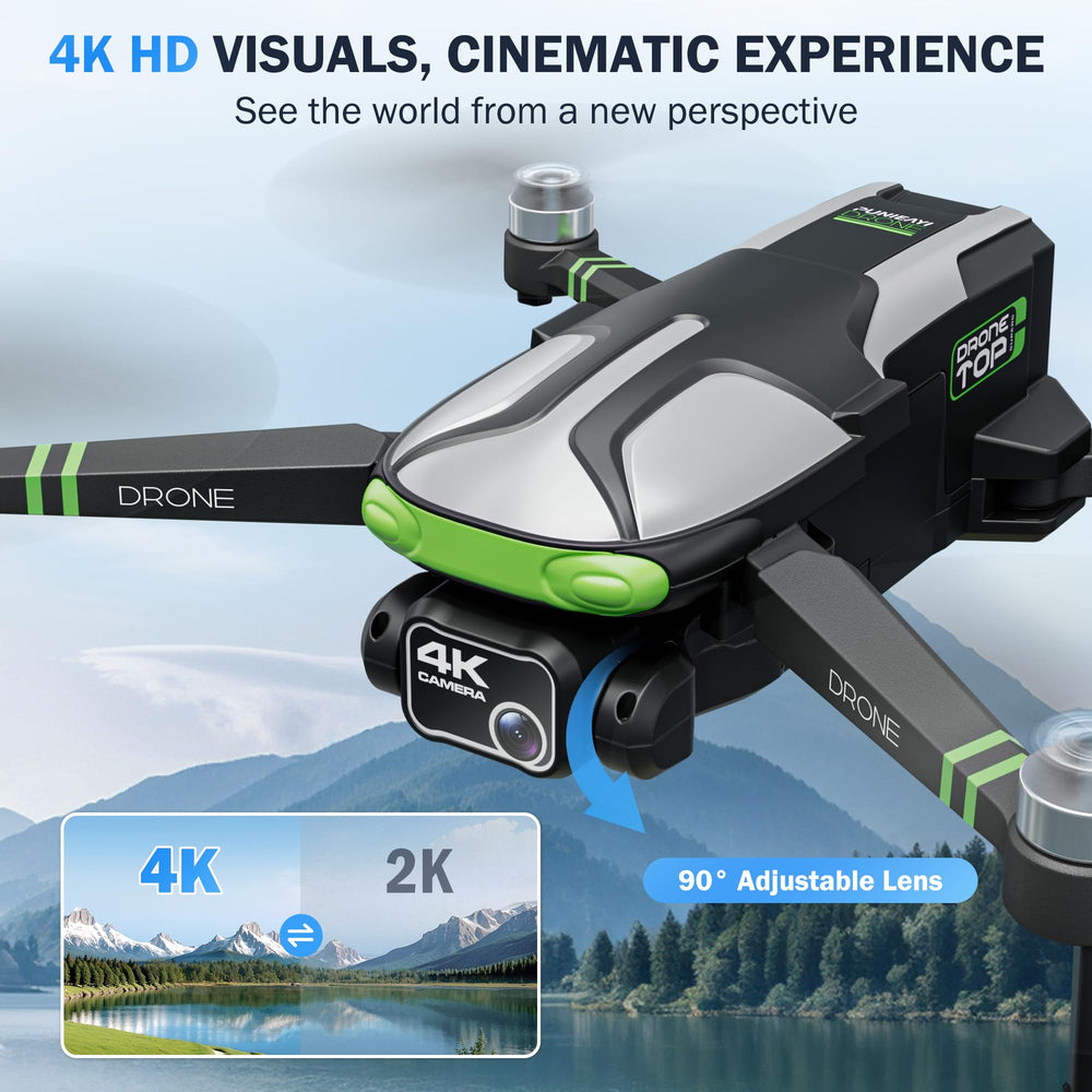 Punieayi ZY90 PRO 4K camera delivers crisp aerial shots for travel and events.