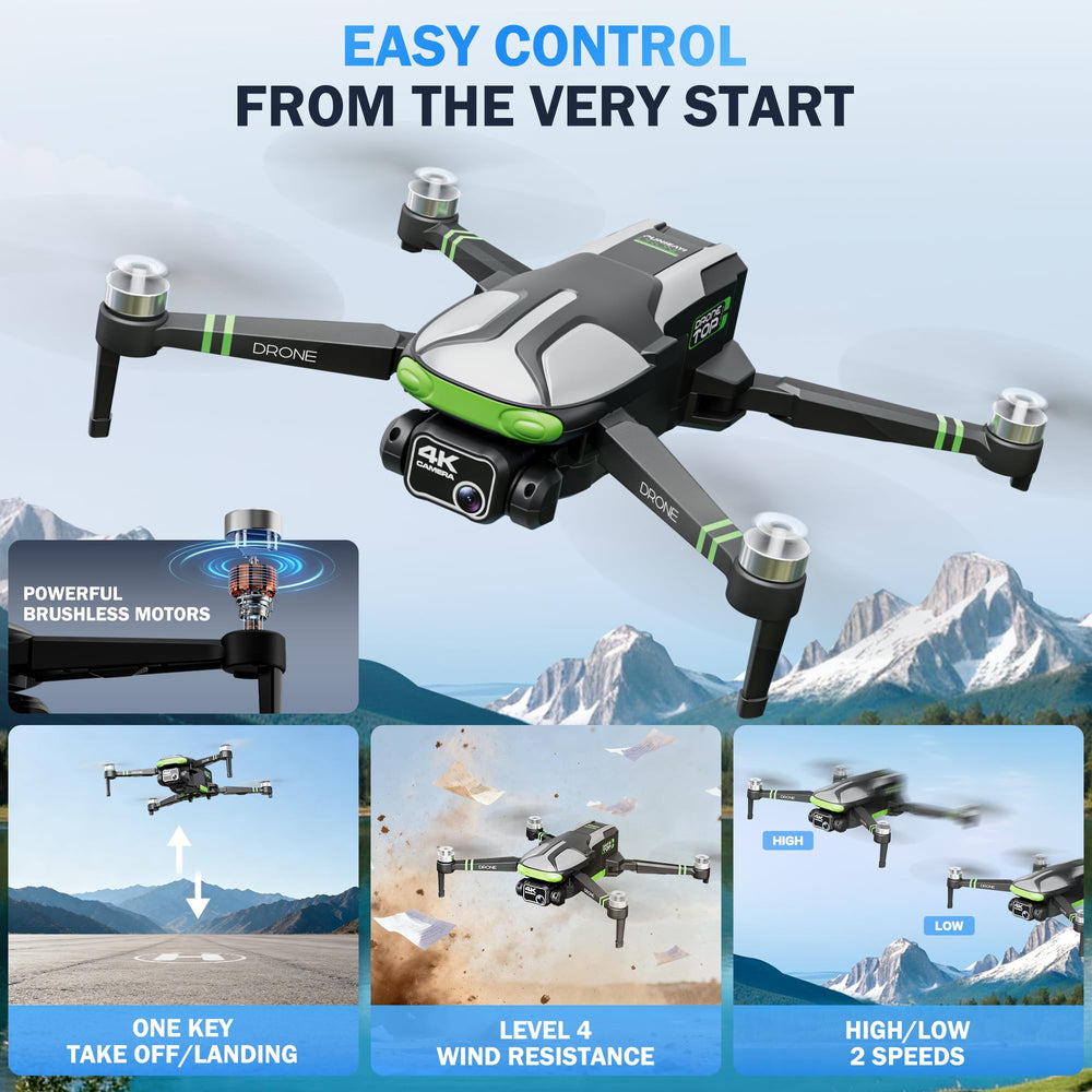 Punieayi ZY90 PRO GPS follow and auto return for safer adventures.