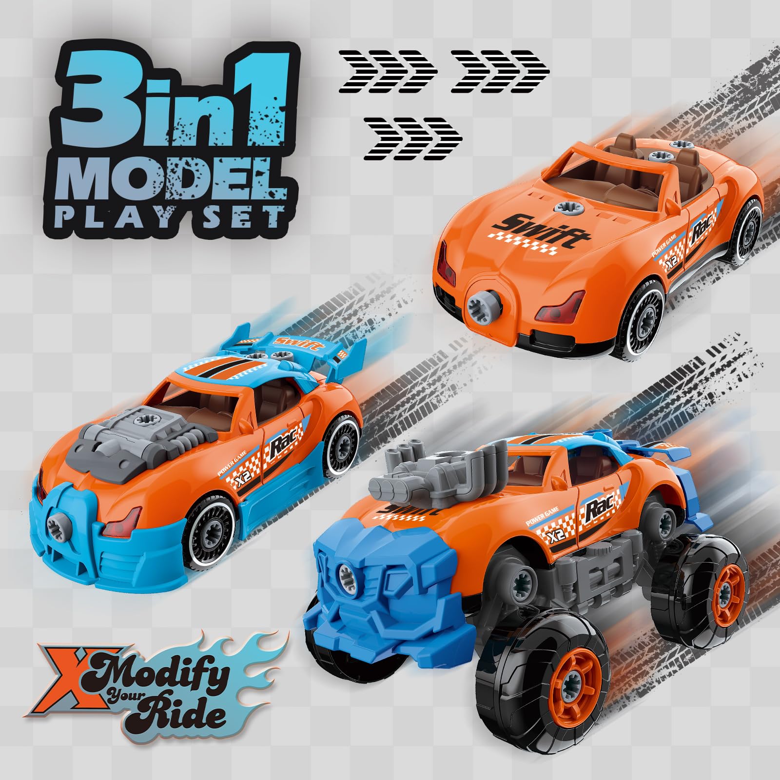 Pup Go 3-in-1 convertible model for customization and fine motor growth