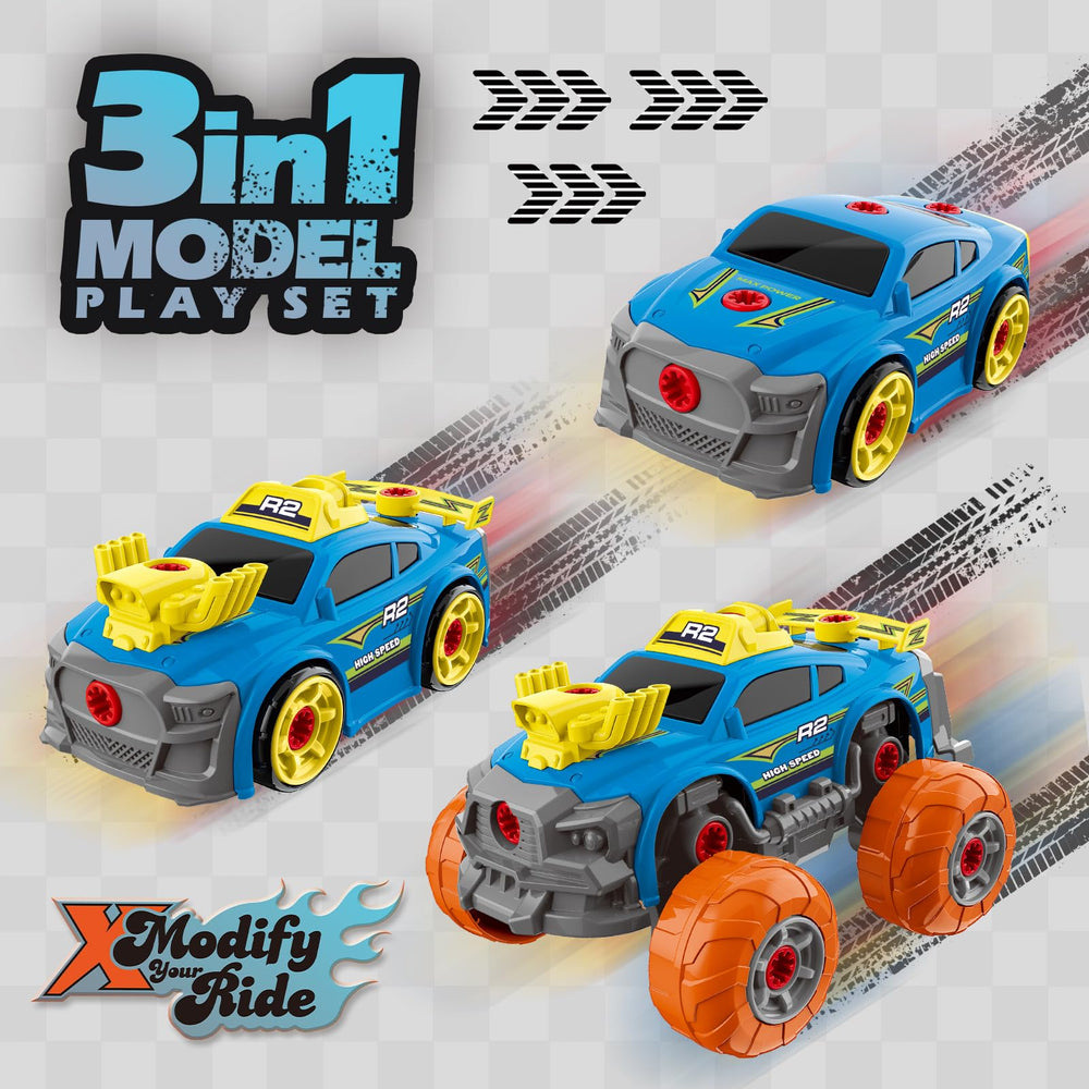 Pup Go 46-pcs building kit close up with colorful parts.