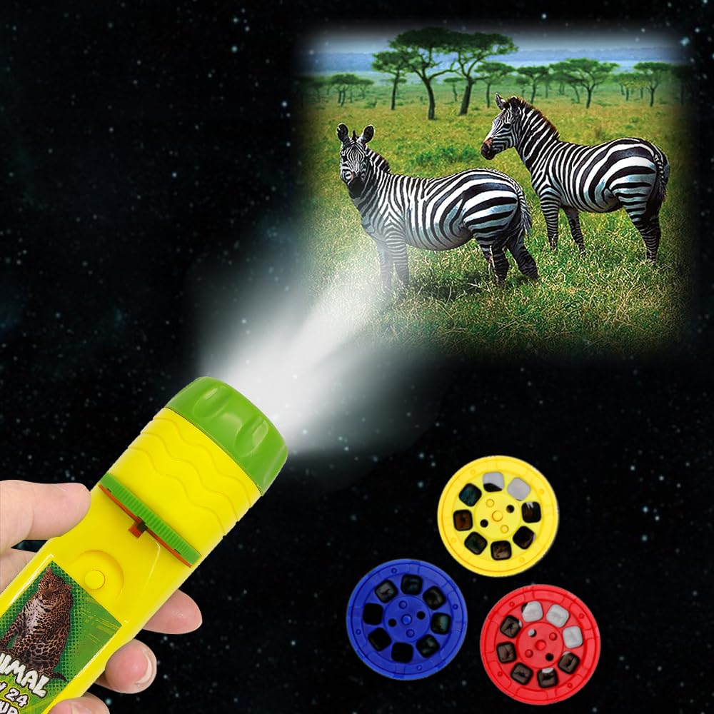 Pup Go dinosaur torch disc helps storytelling during bedtime with bright visuals