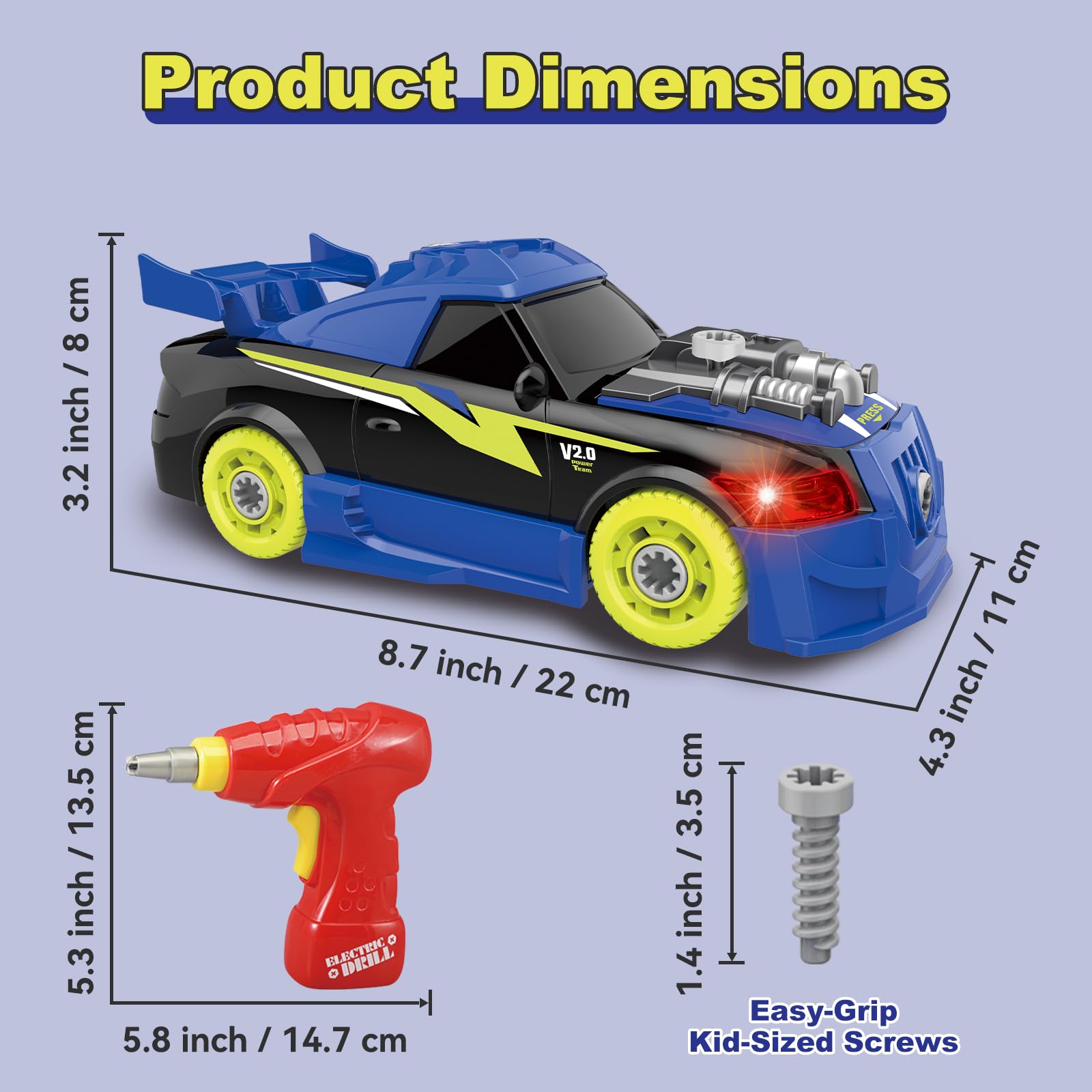 Pup Go Take Apart Safe Durable Design: non-toxic materials meet safety standards.
