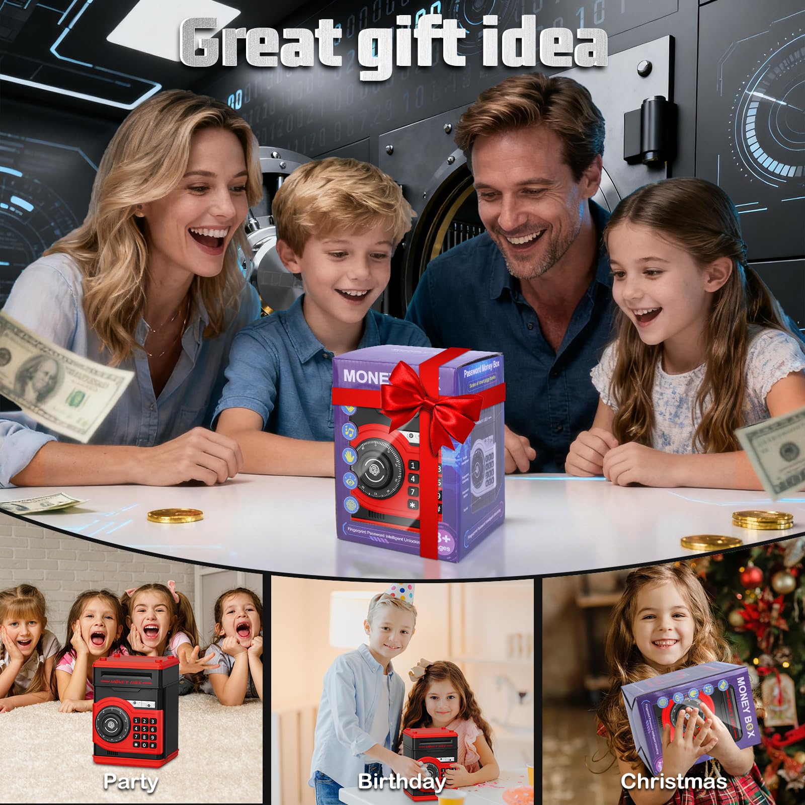 Pupidiu piggy bank makes a thoughtful gift for kids.