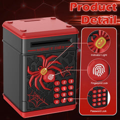 Pupidiu Spider head lights up when the initial password is entered.