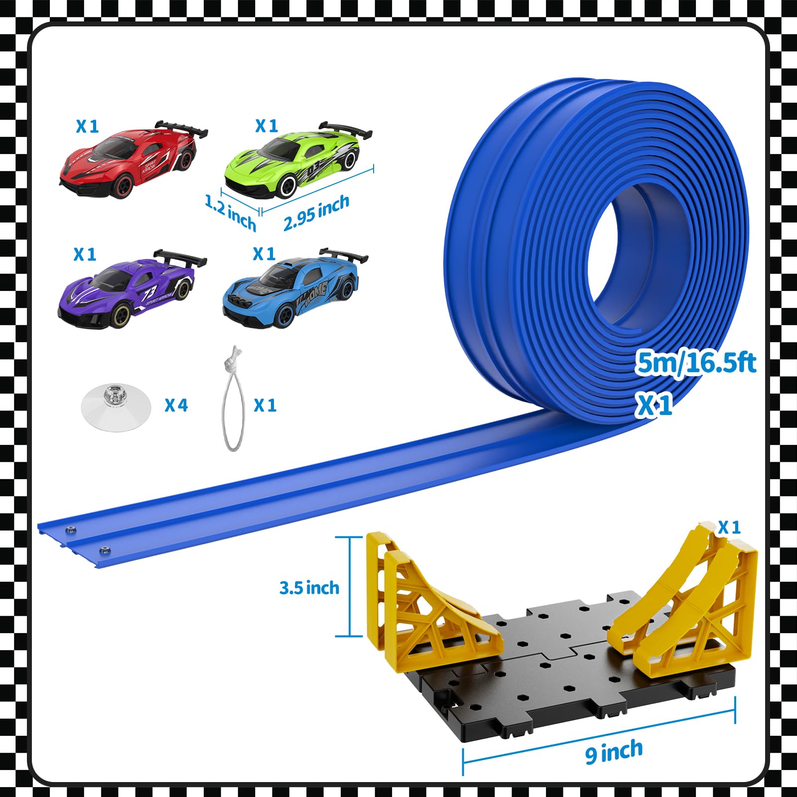 Puppiluv CPC-certified material—durable, child-safe track.