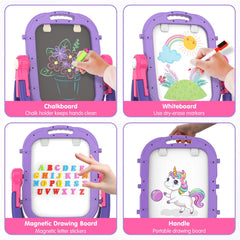 PUPPSITTY easel made of safe durable PP plastic and lightweight for travel