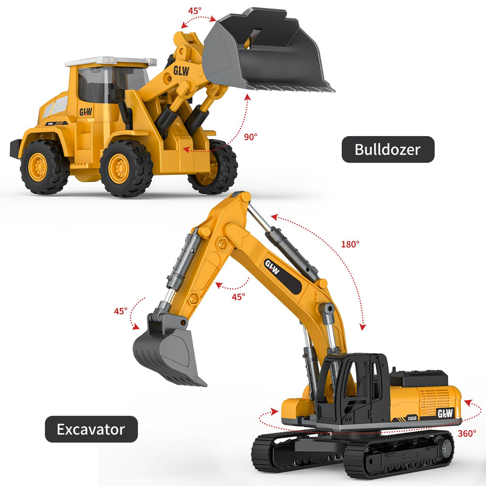 Pupu Pig bulldozer toy designed for imaginative site cleanup playtime