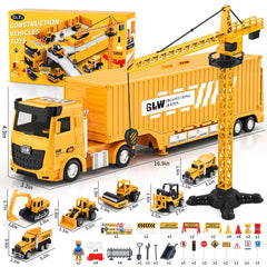 Pupu Pig carrier truck with signs and cones for setup scenes