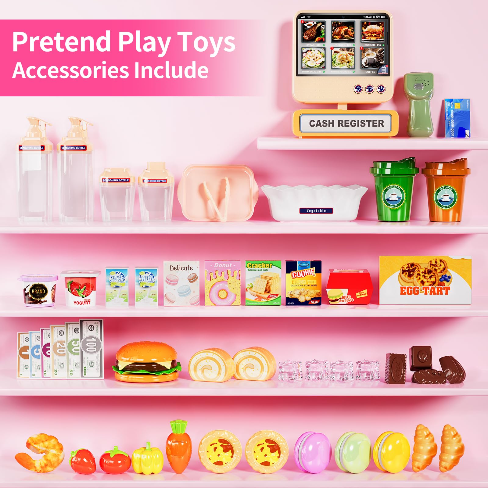 Pupu Pig ice cube bin enables realistic drink prep