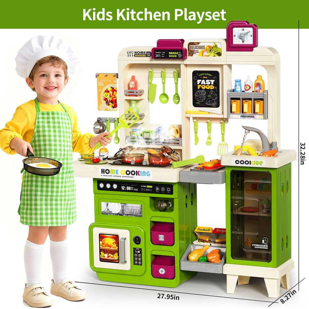 Pupu Pig Kitchen Accessories including pots, pans, plates, and utensils