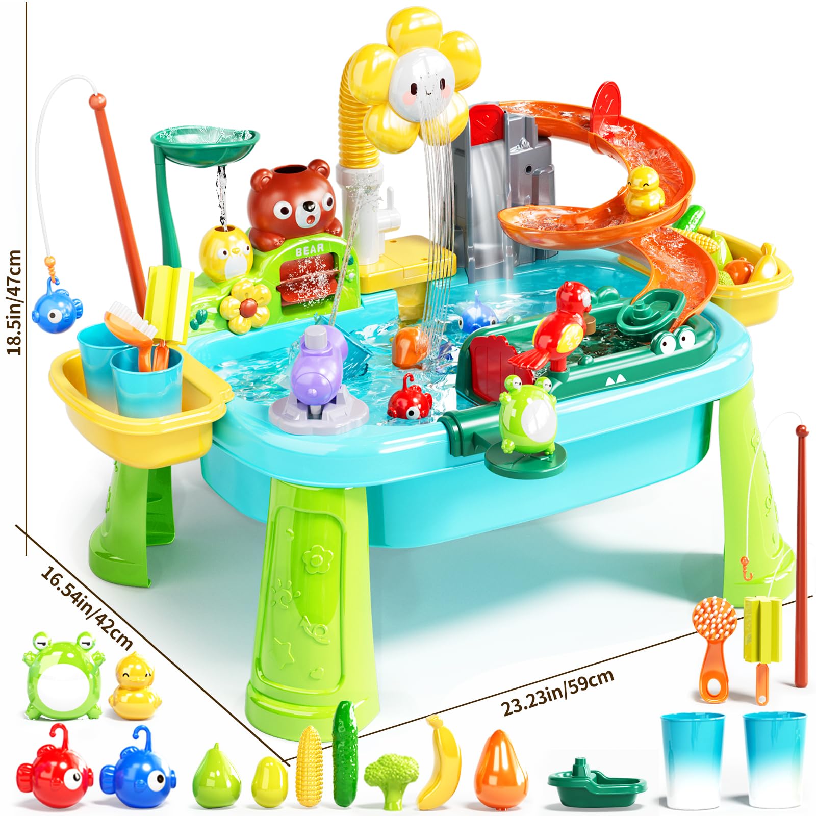 Pupu Pig Water Table durable materials suitable for indoor and outdoor use