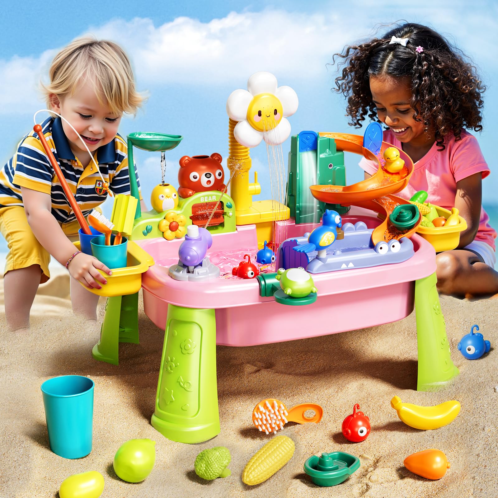 Pupu Pig water table arrives in gift worthy packaging ideal for birthdays