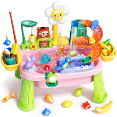 Pupu Pig water table with all-in-one play setup for toddler water exploration