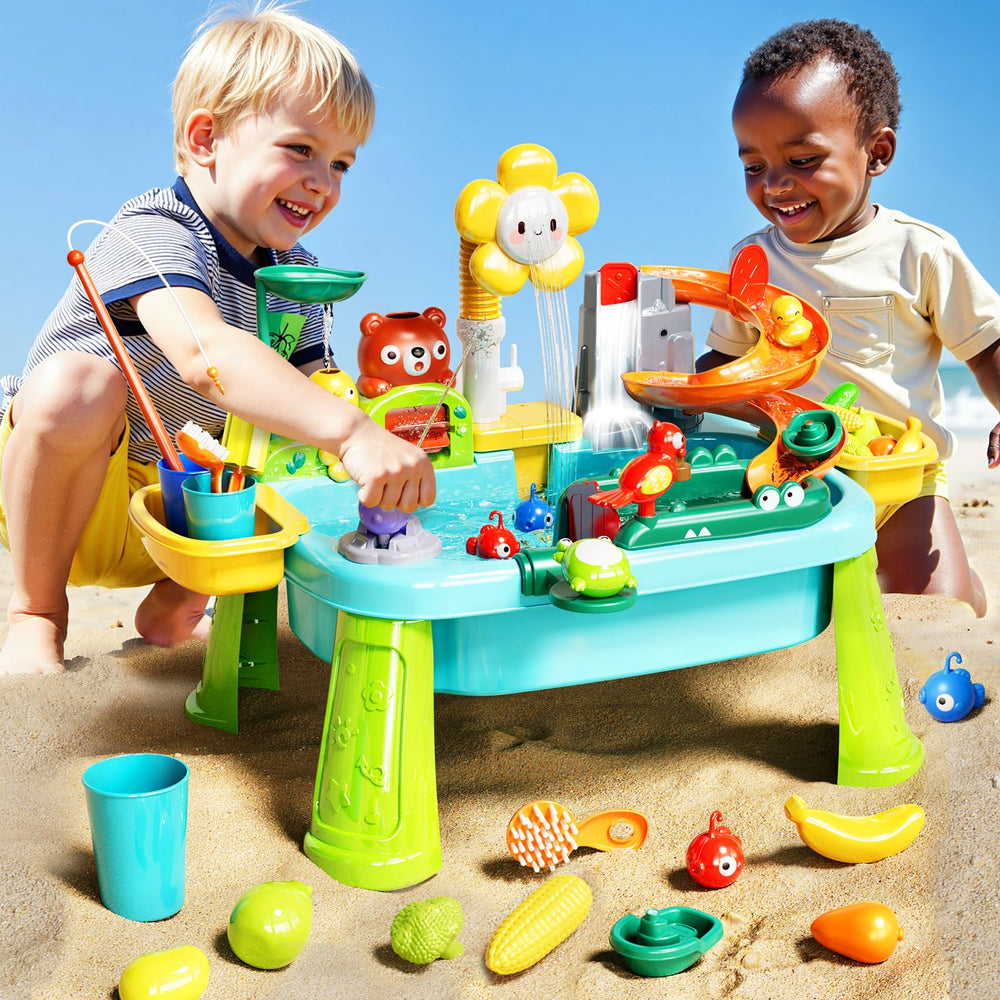 Pupu Pig Water Table removable legs allow flexible setup and storage