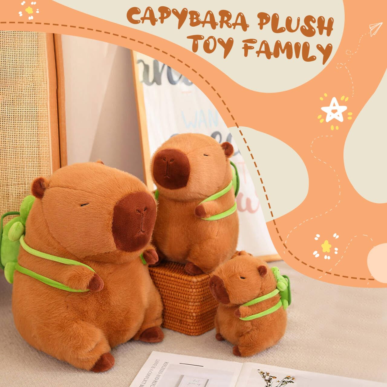 PUPUPANDA capybara plush gift-ready option.