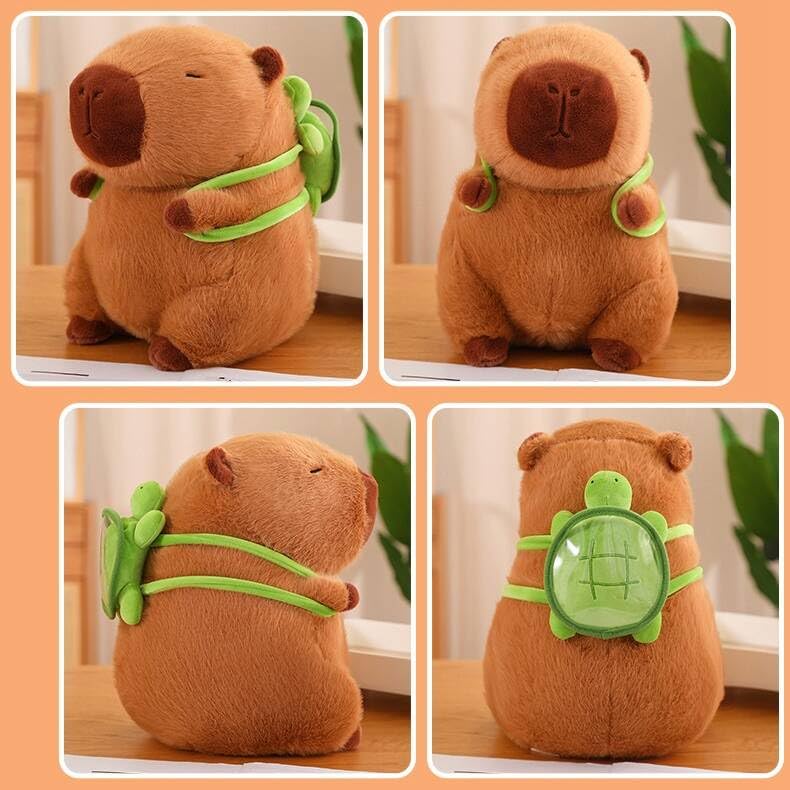 PUPUPANDA capybara plush texture close-up shows ultra-soft material.