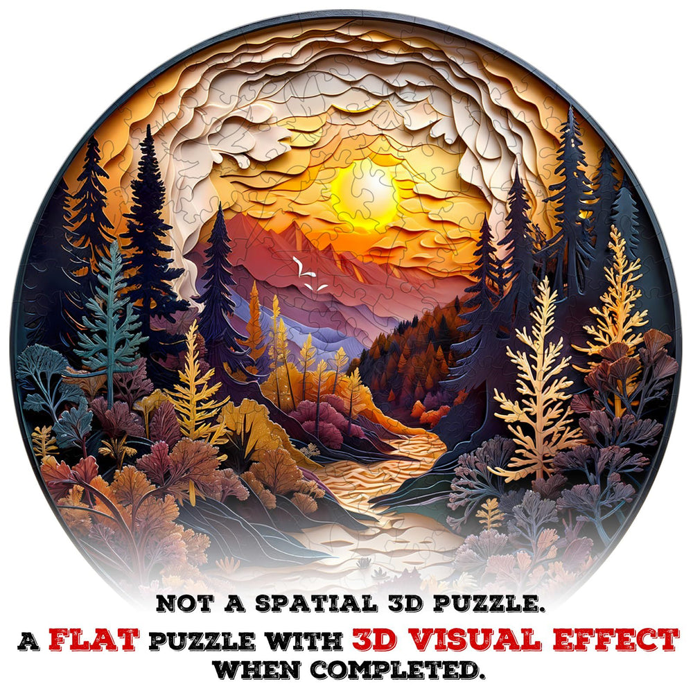 Purdicra 3D vision puzzle pieces inviting focused concentration.
