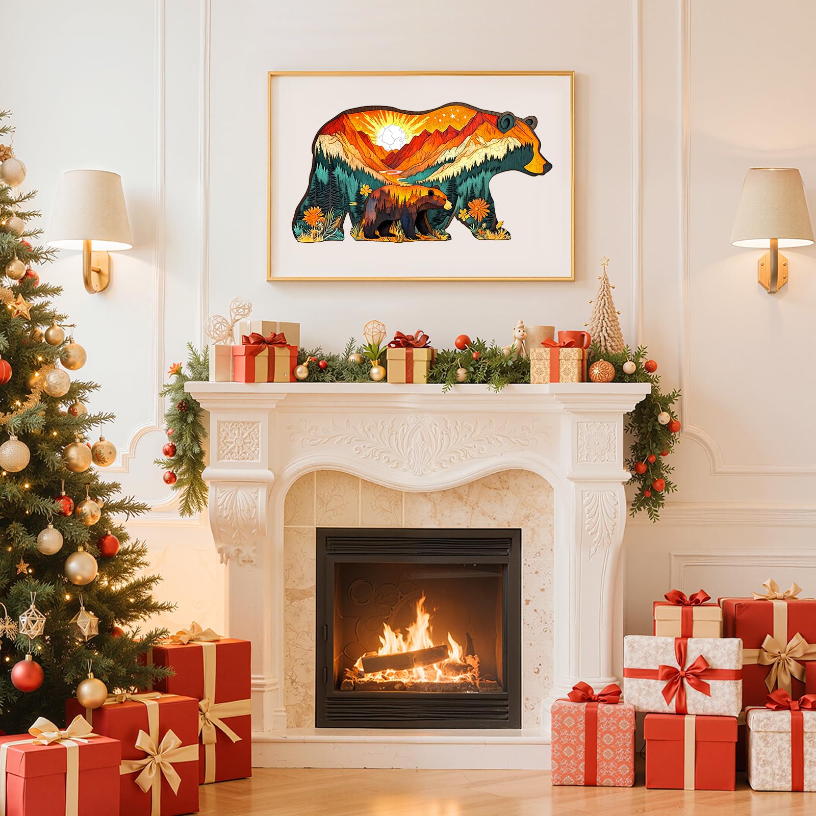 Purdicra wooden puzzle for adults presents a challenging yet relaxing home activity.
