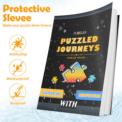 Purelax puzzle savers: 20 transparent sheets protect completed puzzles from wear.