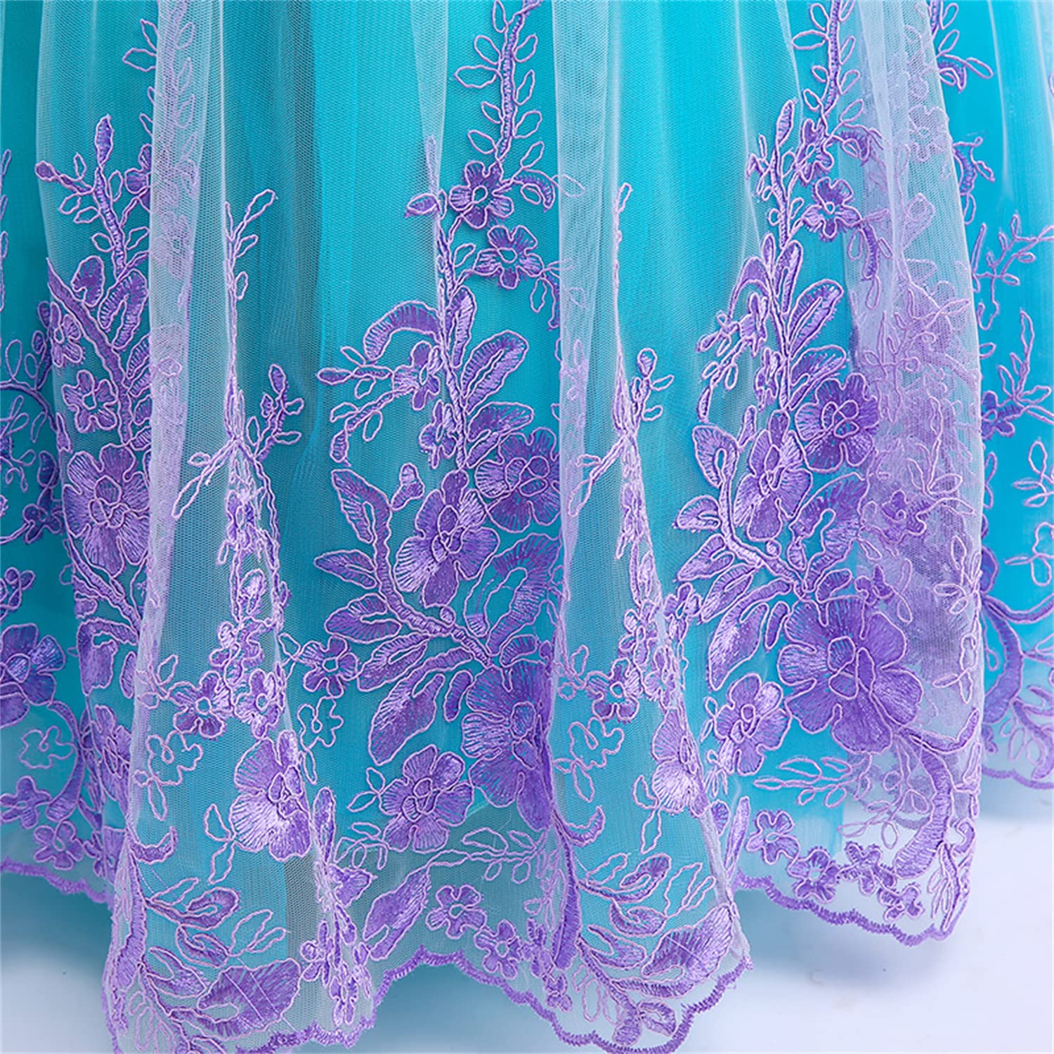 PURFEEL Mermaid Dress with headband, complete dress-up set