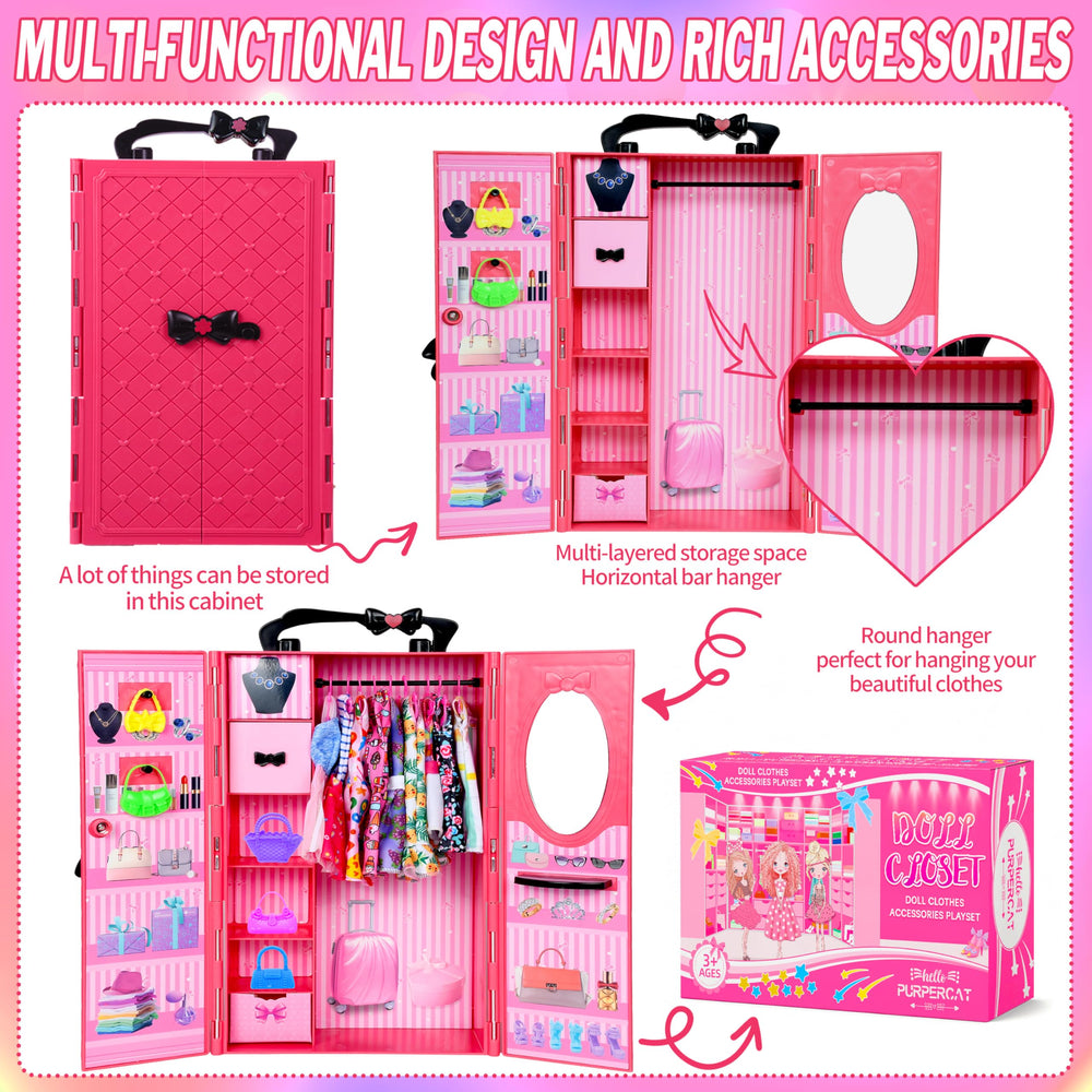 PURPERCAT princess dresses and outfits for creative dress-up