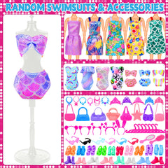 Purpercats 85-pack shoes and accessories for completing doll outfits