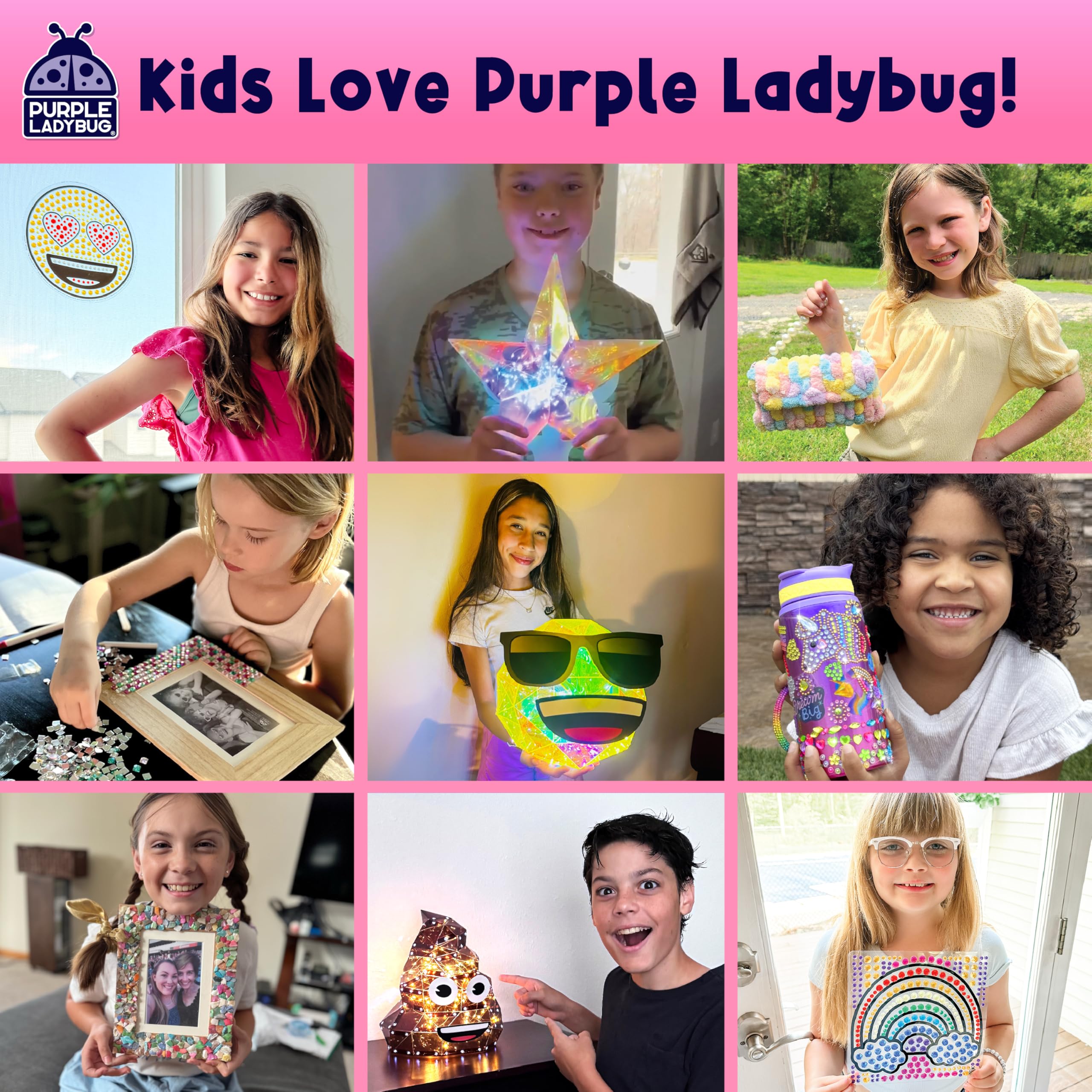 Purple Ladybug perfect for after school activities and weekend crafting fun
