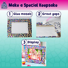 Purple Ladybug glue spreader tool enables even application for kids.