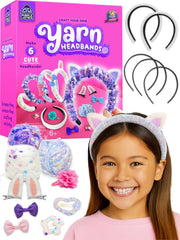 PURPLE LADYBUG headband kit box view for creative, mess-free crafting.
