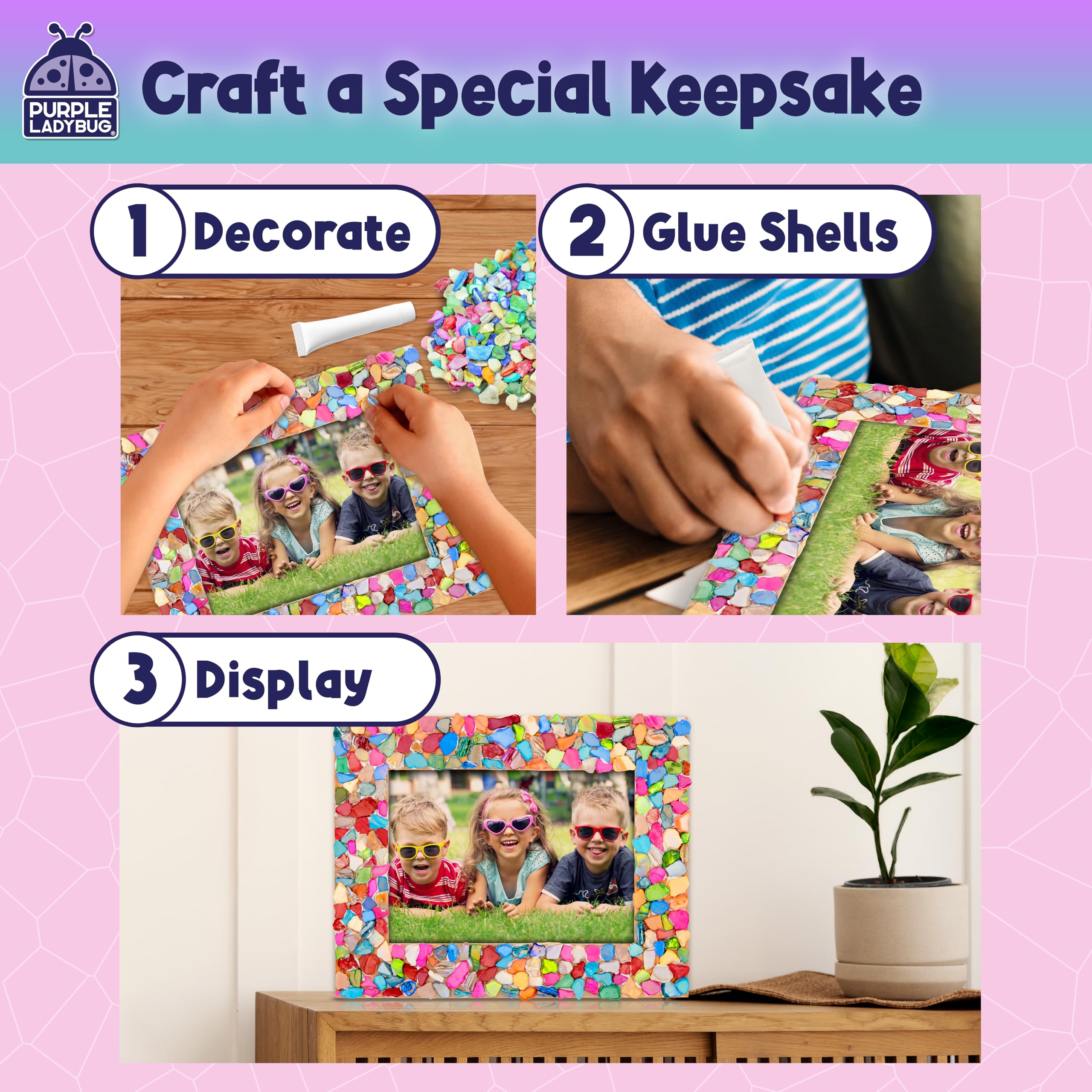 Purple Ladybug non-toxic crafting keeps indoor projects safe for kids