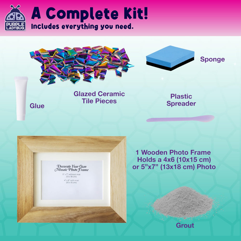 Purple Ladybug plaster powder helps create smooth backing for neat work.