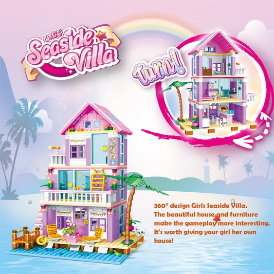 PUSITI coconut trees terrace image invites imaginative holiday role play.