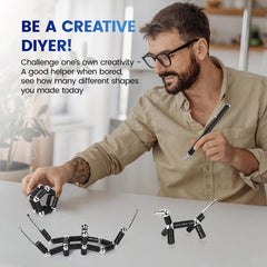 Puxmrko Finger Pen components display magnetic rings and balls.