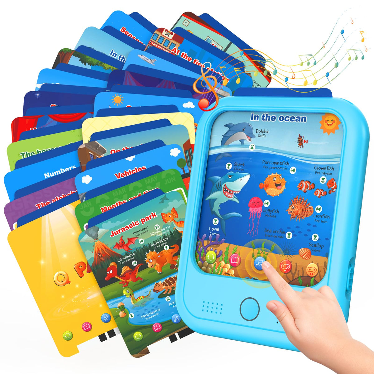 Puzcande alphabet learning cards for letter recognition and early literacy.