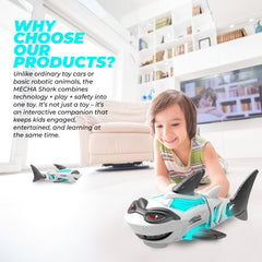 puzgic Shark Toy entertains siblings and pets with cheerful motion