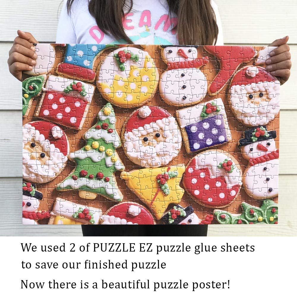 PUZZLE EZ sweets illustration inspires mindful focus and accomplishment.