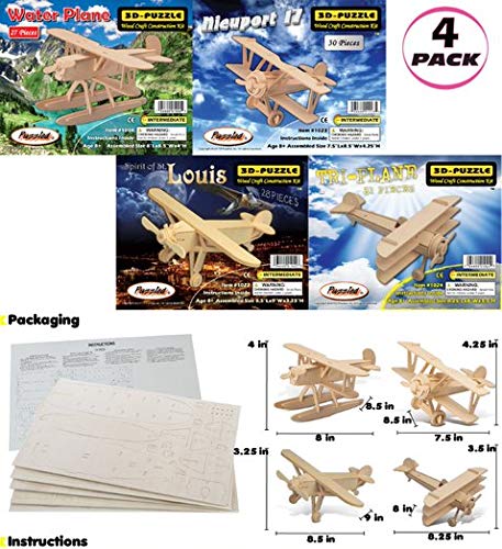 Puzzled Spirit of St. Louis puzzle invites historical modeling and creative display.