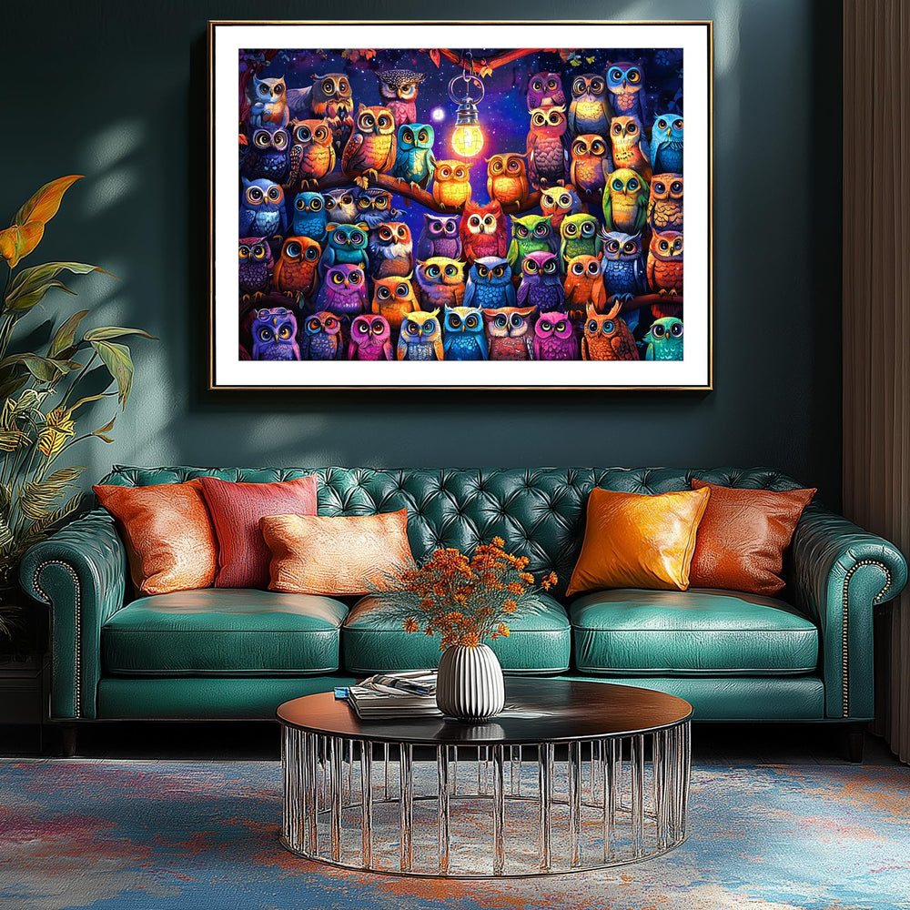 PuzzOne Owl Family colors highlight feather details for visual discovery