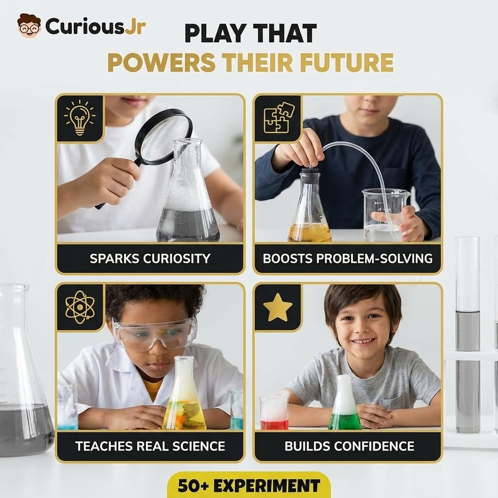 PW Junior Science Kit Kid-safe Materials for easy, mess-controlled setup.