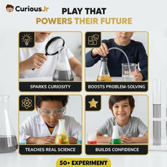 PW Junior Science Kit Kid-safe Materials for easy, mess-controlled setup.