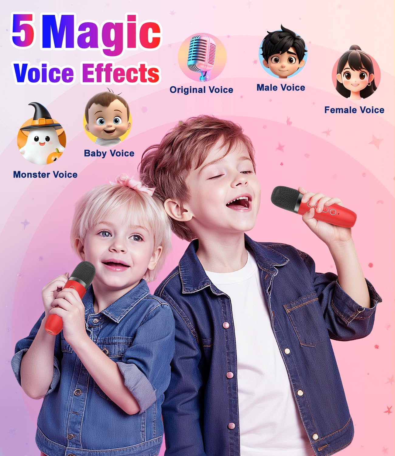 Pxzvd wireless microphones duo enables duet performances anywhere.