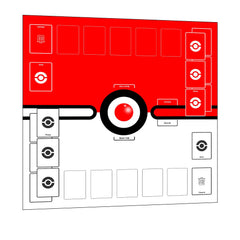 PYPGT playmat with high-density rubber base for stable, focused 2-player matches.