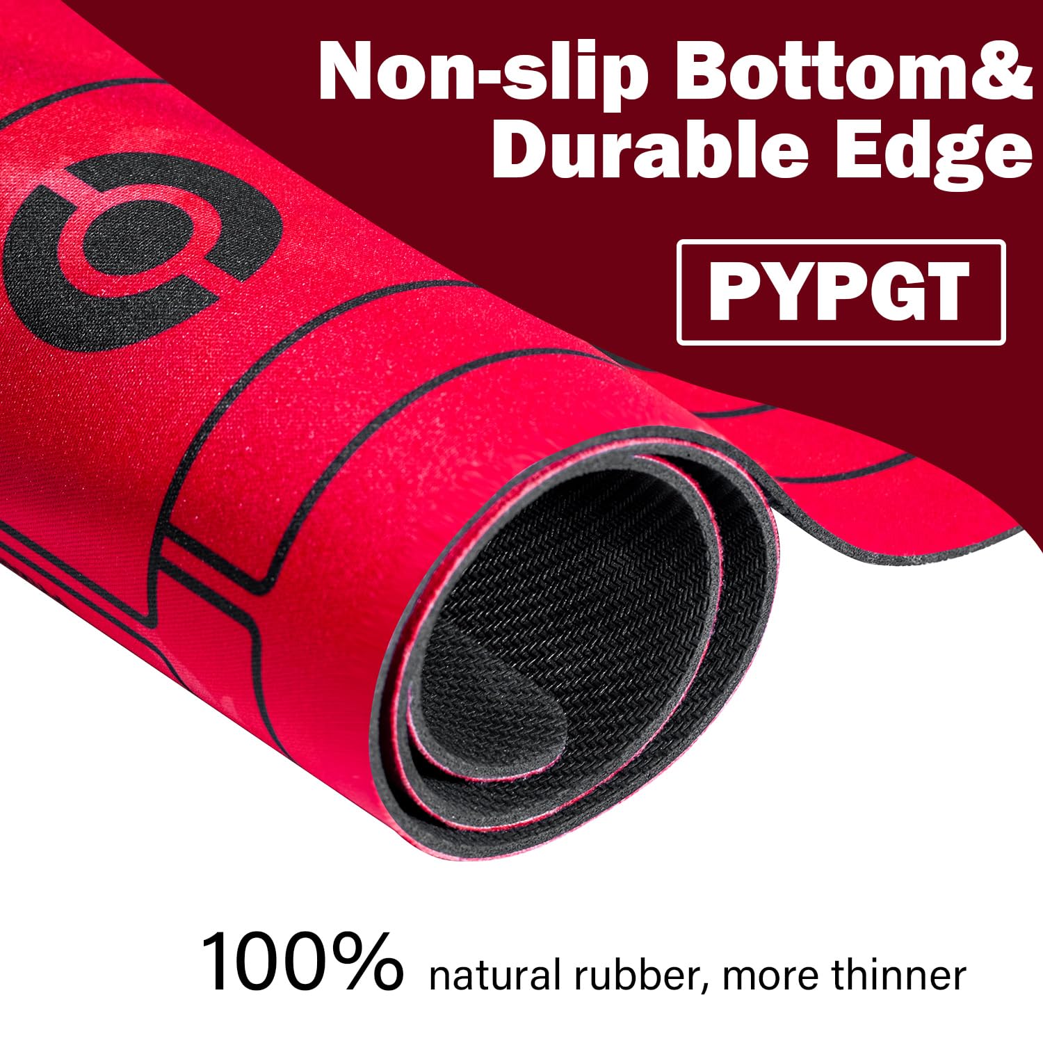 PYPGT playmat non-slip design keeps cards in place during intense rounds.