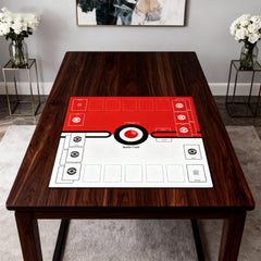PYPGT playmat is roll-up portable for tournaments and game nights.